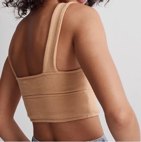 Madewell Tan Twist-Front Tank Top - Picture 6 of 6